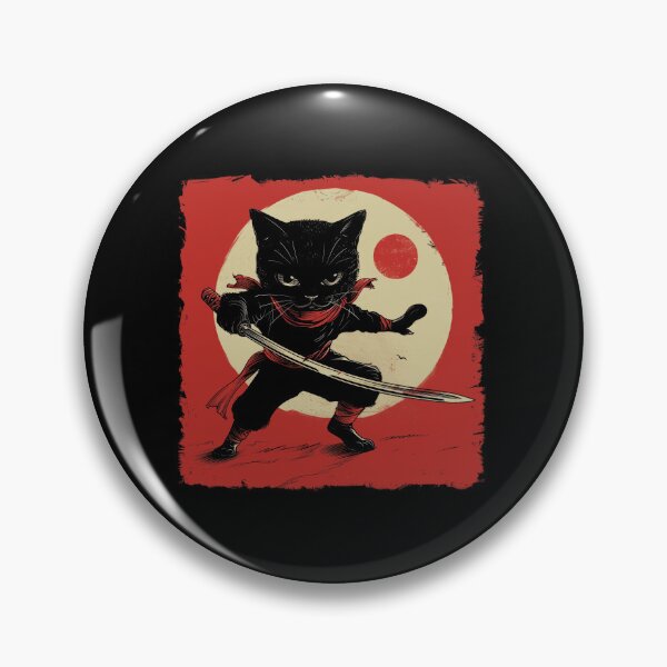 Item preview, Midnight Samurai Cat Design designed and sold by Apogee Publishing.