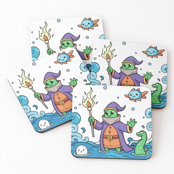 Item preview, Turtle Wizard Casting Spells designed and sold by omerfdln34.