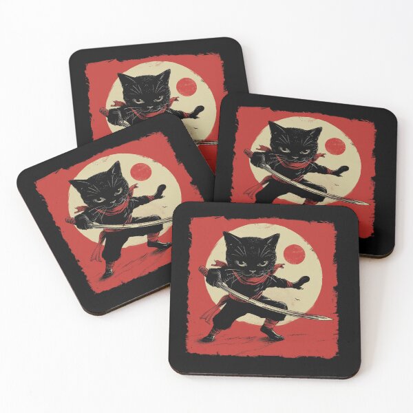 Item preview, Midnight Samurai Cat Design designed and sold by Apogee Publishing.