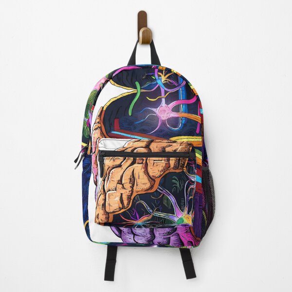 Item preview, Vibrant Brain Art - Colorful Neural Pathways Illustration - Digital Brain Art designed and sold by WatermelonPink.