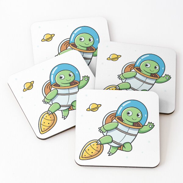 Item preview, Turtle Astronaut Floating in Space designed and sold by omerfdln34.