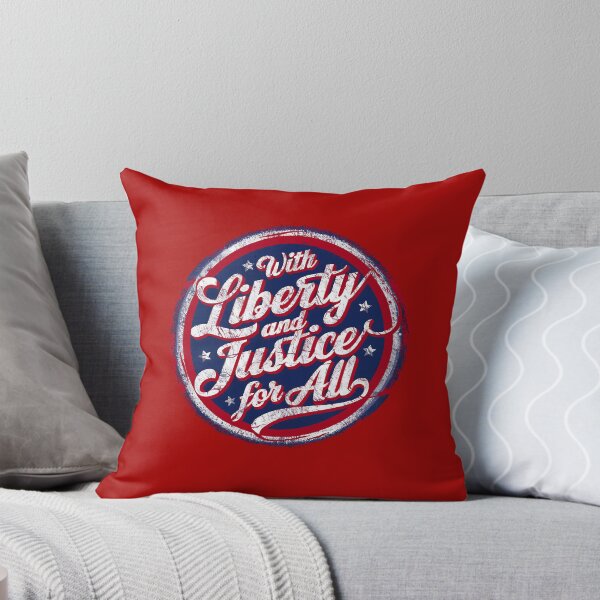 Item preview, With Liberty and Justice for All, Red White and Blue designed and sold by LoveAudra.