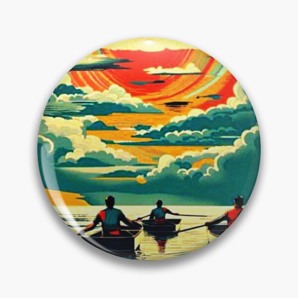Item preview, Rowing towards the sunset designed and sold by George Hutton Hunter.