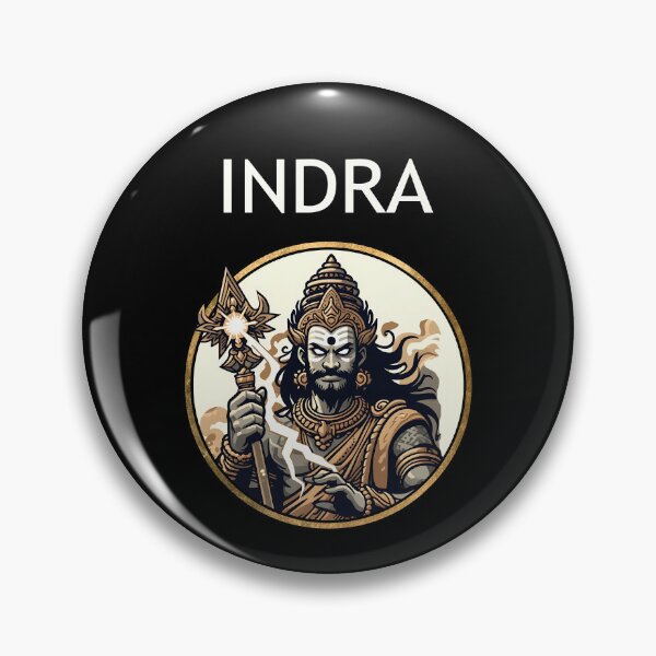 Item preview, Indra Hindu God and Devas Ancient Indian Mythology designed and sold by Agema Apparel.