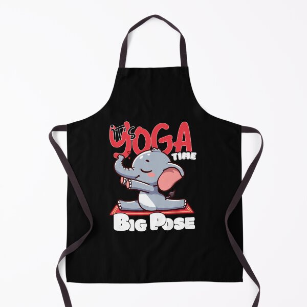 Item preview, Yoga time, Big pose, It's yoga time, Elephant in yoga designed and sold by antcpjr682.