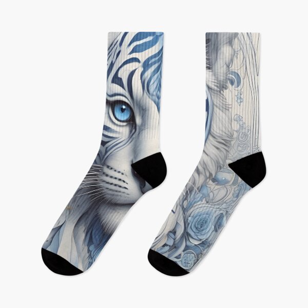 Item preview, White Tiger  designed and sold by MatrixTattoo.