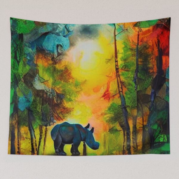 Item preview, The Lonely Rhinoceros designed and sold by George Hutton Hunter.