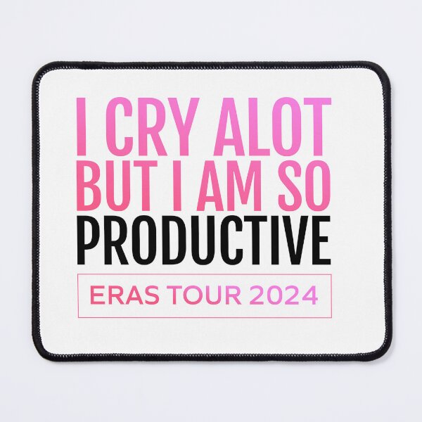 Item preview, I cry alot but i am so productive Taylor Swift Eras Tour Merch Design Tshirt Sticker designed and sold by Kara’s Creations.