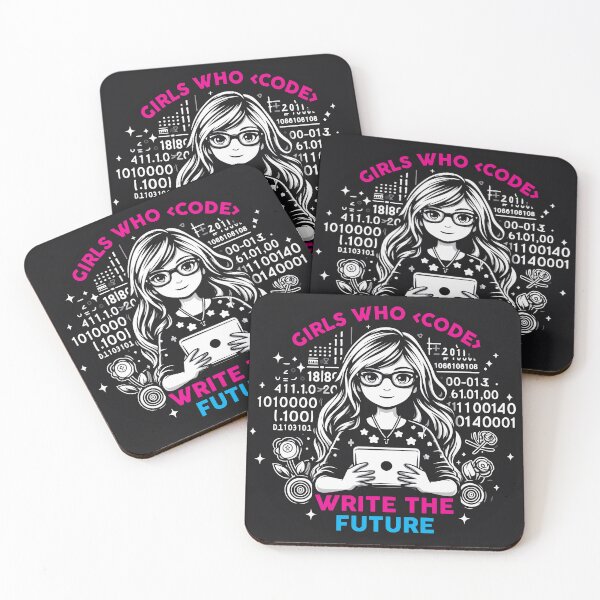Item preview, Girls Who Code Write the Future  designed and sold by NawalMagdy.