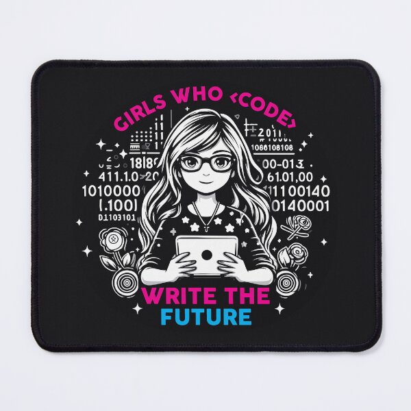 Item preview, Girls Who Code Write the Future designed and sold by NawalMagdy.