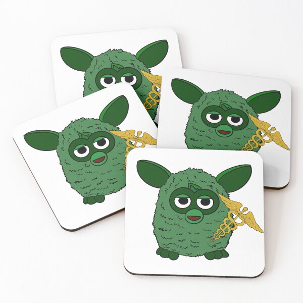 Item preview, Forest Green Hermes Furby designed and sold by Animals-by-JB.