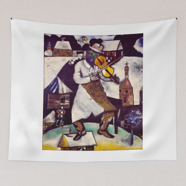 Item preview, The Fiddler - Le Violoniste, 1912-1913 marc chagall designed and sold by funnyshop222.