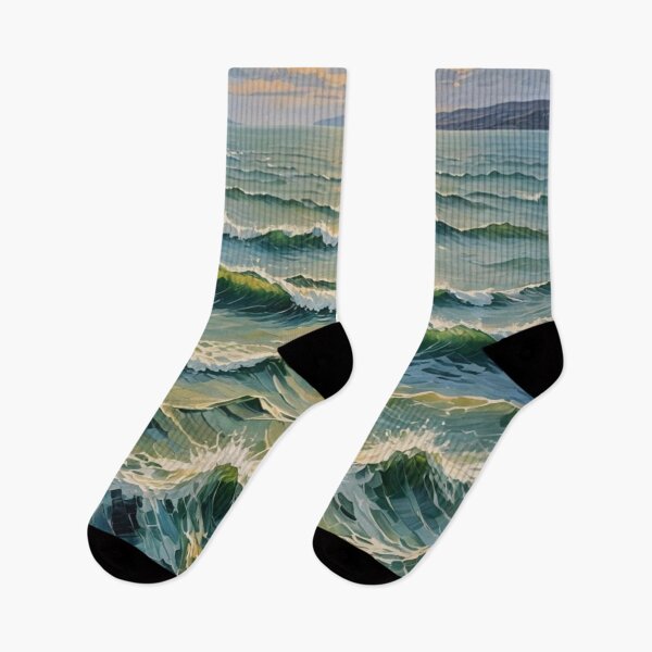 Item preview, Ocean Waves at Sunset designed and sold by Charisma Enigma.