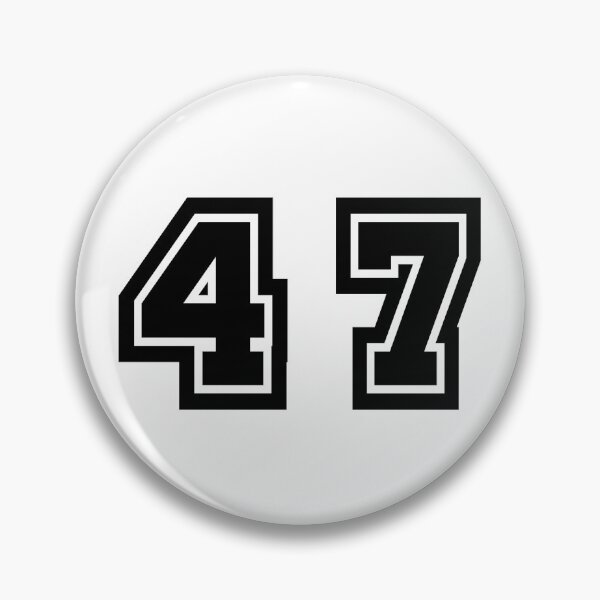 Item preview, 47, forty-seven, black, sport designed and sold by Numbers-Art.