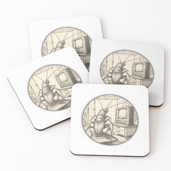 Item preview, Roach watching TV designed and sold by paolaalchapar.