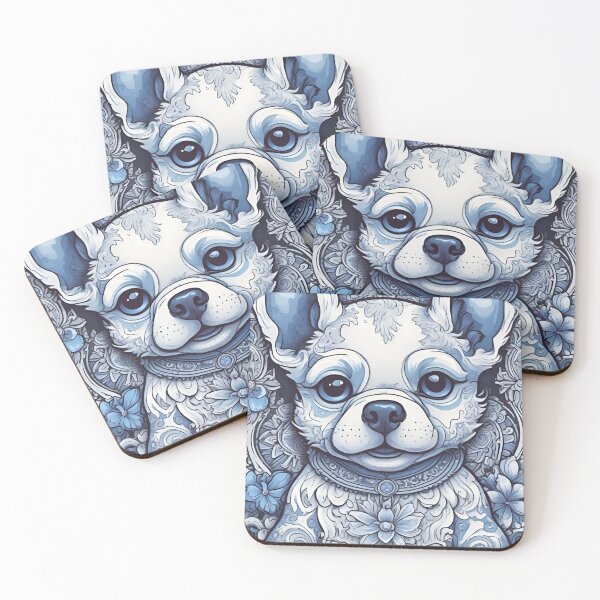 Item preview, Ironstone Blue Puppy  designed and sold by MatrixTattoo.