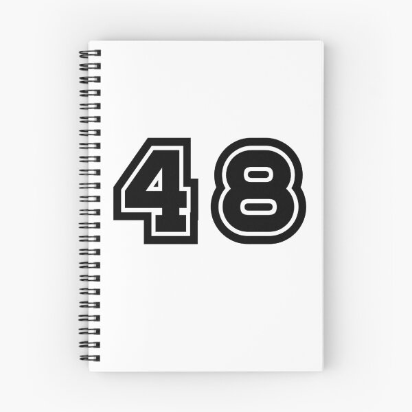 Item preview, 48, forty-eight, black, sport designed and sold by Numbers-Art.