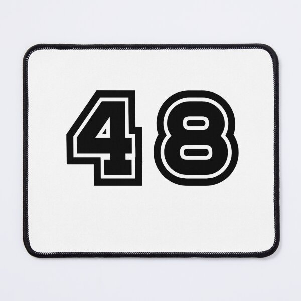 Item preview, 48, forty-eight, black, sport designed and sold by Numbers-Art.