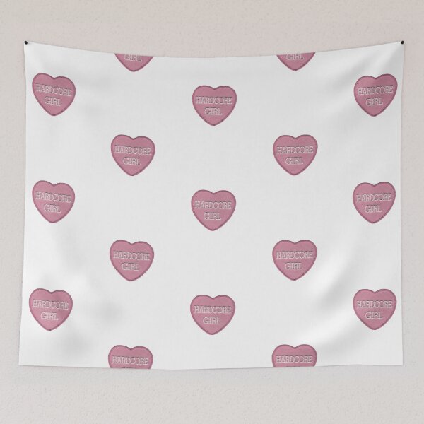Item preview, hardcore girl pink heart designed and sold by indie cottage.