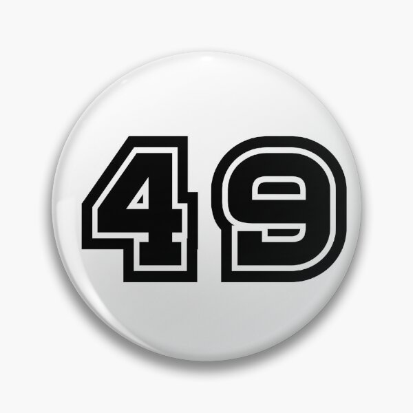 Item preview, 49, forty-nine, black, sport designed and sold by Numbers-Art.
