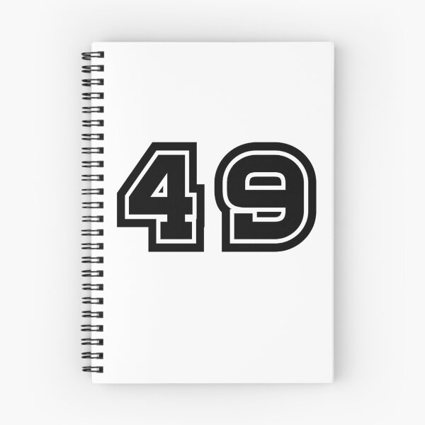 Item preview, 49, forty-nine, black, sport designed and sold by Numbers-Art.