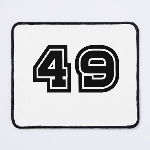 Item preview, 49, forty-nine, black, sport designed and sold by Numbers-Art.