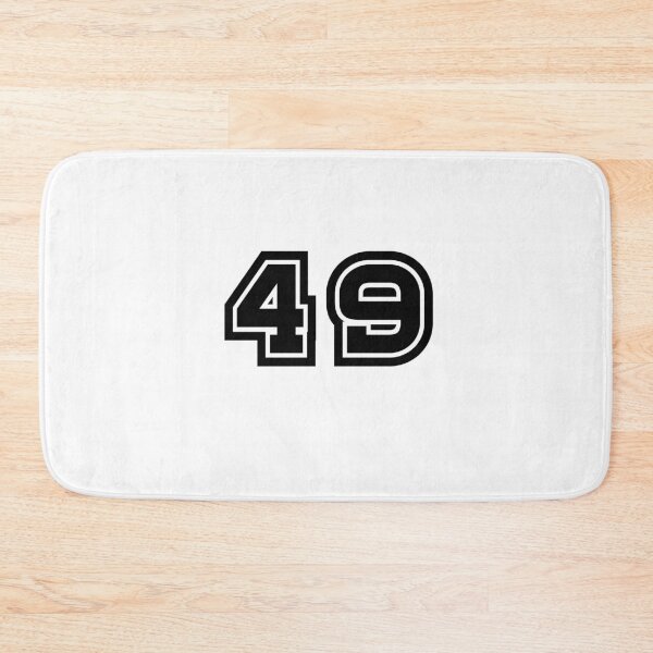 Item preview, 49, forty-nine, black, sport designed and sold by Numbers-Art.