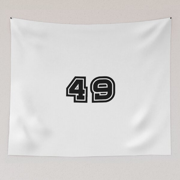 Item preview, 49, forty-nine, black, sport designed and sold by Numbers-Art.