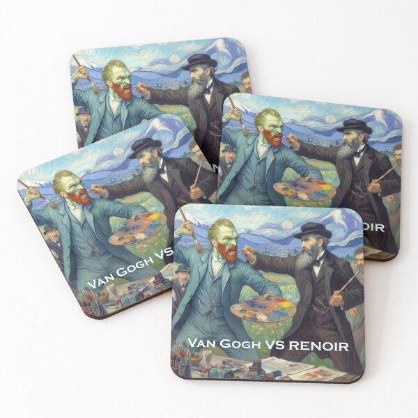 Item preview, Van Gogh VS RENOIR designed and sold by Valérie Ozanon.
