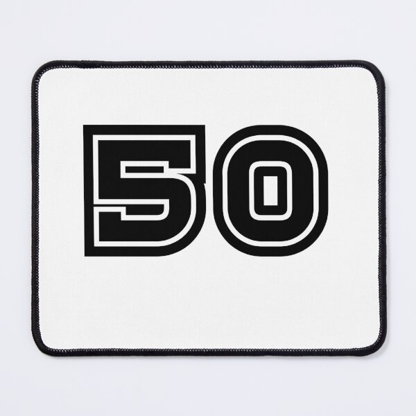 Item preview, 50, fifty, black, sport designed and sold by Numbers-Art.