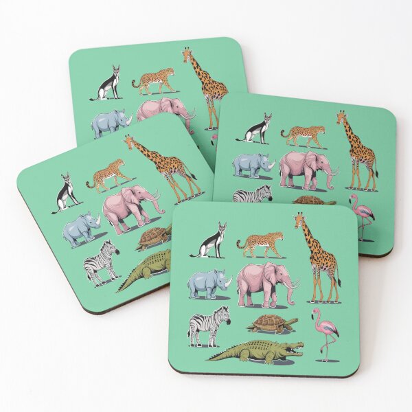Item preview, Safari Animals Sticker Pack designed and sold by ChristCentered.