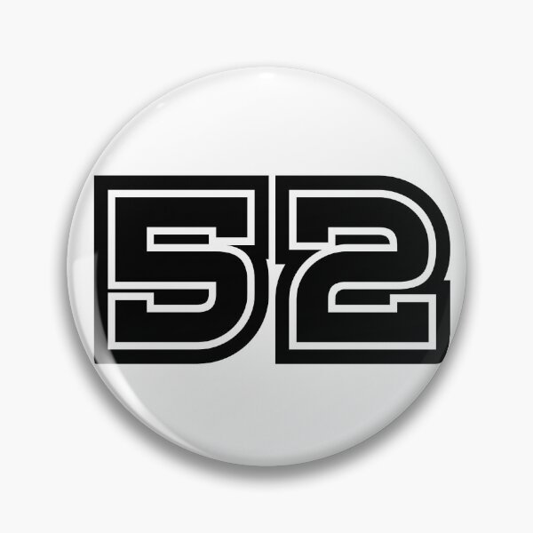 Item preview, 52, fifty-two, black, sport designed and sold by Numbers-Art.