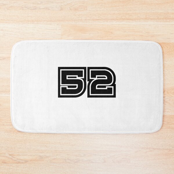 Item preview, 52, fifty-two, black, sport designed and sold by Numbers-Art.