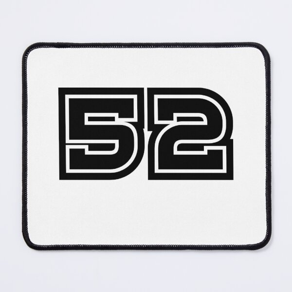 Item preview, 52, fifty-two, black, sport designed and sold by Numbers-Art.