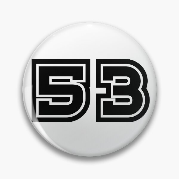 Item preview, 53, fifty-three, black, sport designed and sold by Numbers-Art.