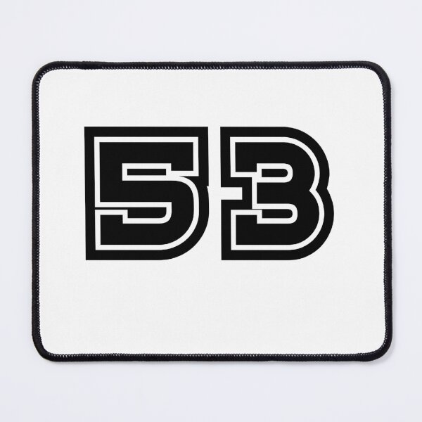 Item preview, 53, fifty-three, black, sport designed and sold by Numbers-Art.