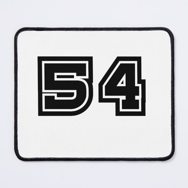 Item preview, 54, fifty-four, black, sport designed and sold by Numbers-Art.