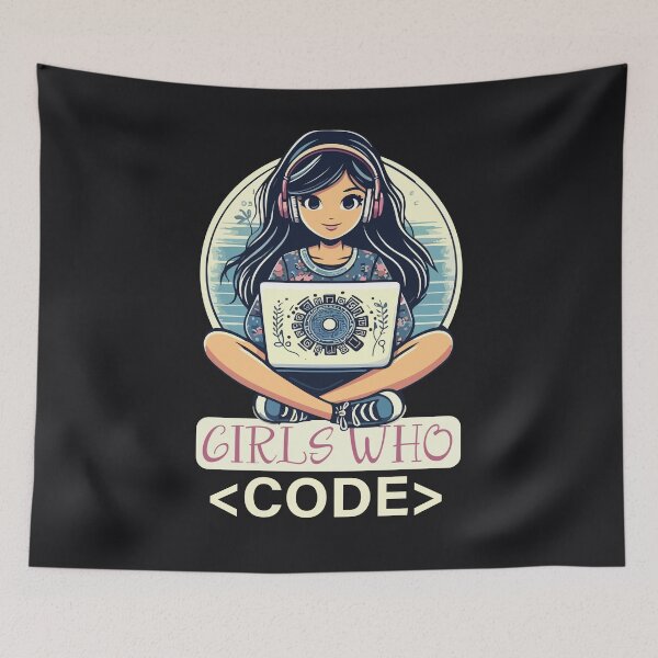 Item preview, Girls Who Code designed and sold by NawalMagdy.