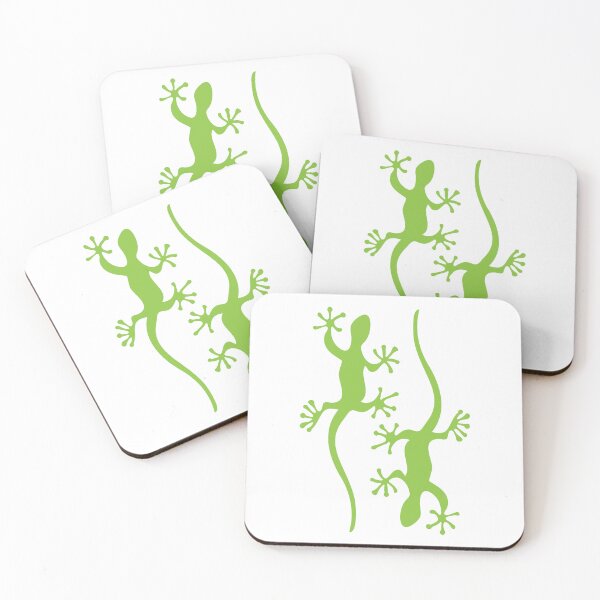 Item preview, Two green geckos Tee designed and sold by Gudrun Eckleben.