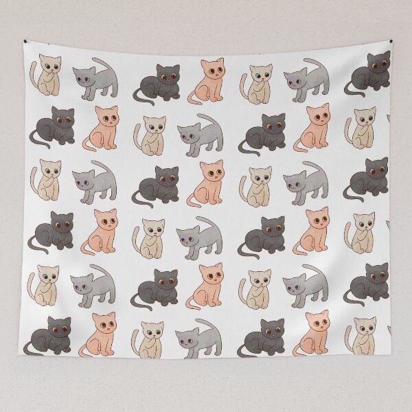 Item preview, Cute Textured Kittens designed and sold by Optimist Jenna: Neurodivergent Designs.