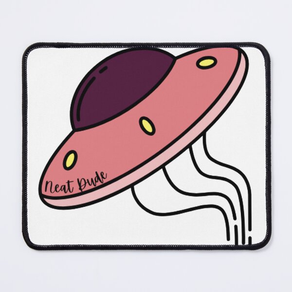 Item preview, Neat Dude Space Ship Orange designed and sold by JustBeingAlicia.