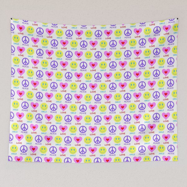 Item preview, Peace Love Smile Pattern designed and sold by ArtVixen.