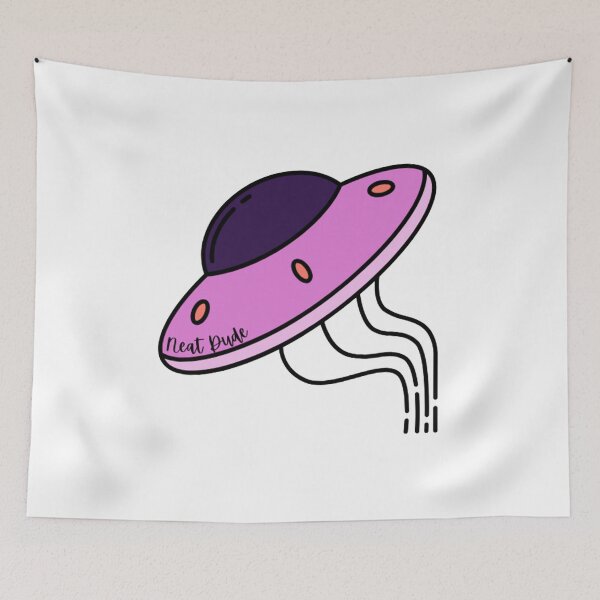 Item preview, Neat Dude Space Ship Pink designed and sold by JustBeingAlicia.