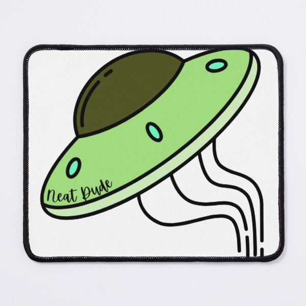 Item preview, Neat Dude Space Ship Green designed and sold by JustBeingAlicia.