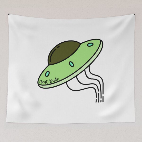 Item preview, Neat Dude Space Ship Green designed and sold by JustBeingAlicia.