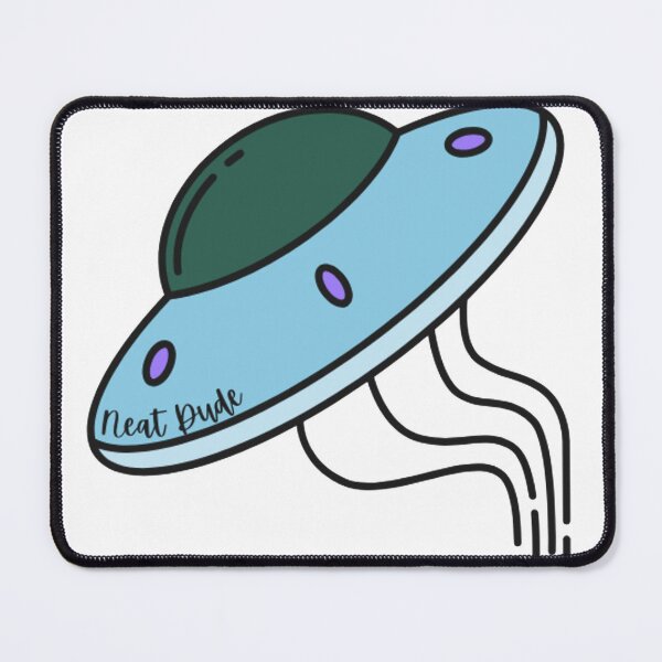 Item preview, Neat Dude Space Ship Blue designed and sold by JustBeingAlicia.