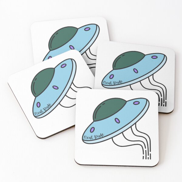 Item preview, Neat Dude Space Ship Blue designed and sold by JustBeingAlicia.