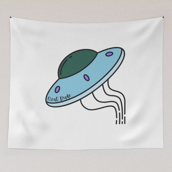 Item preview, Neat Dude Space Ship Blue designed and sold by JustBeingAlicia.