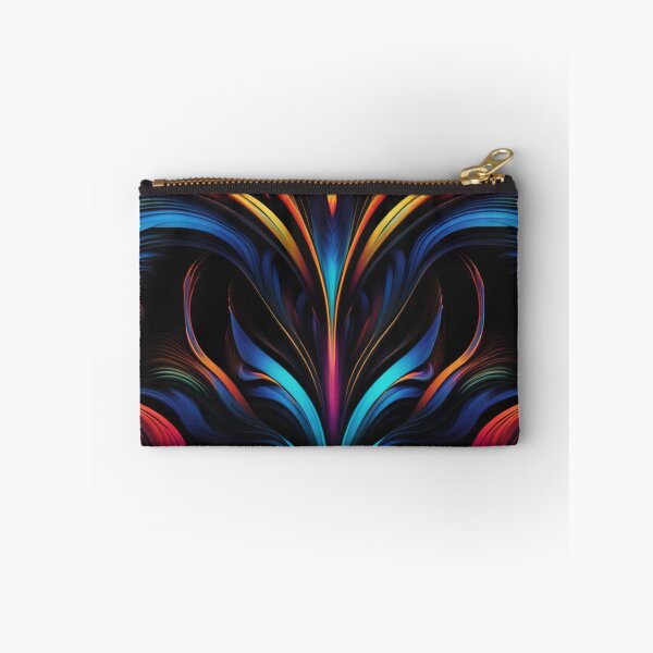 Item preview, Abstract Vivid Colors on Black Pattern designed and sold by calibrit.