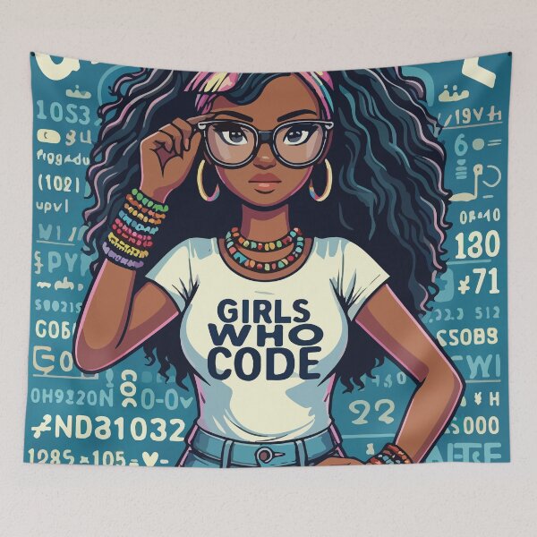 Item preview, Girls Who Code designed and sold by NawalMagdy.